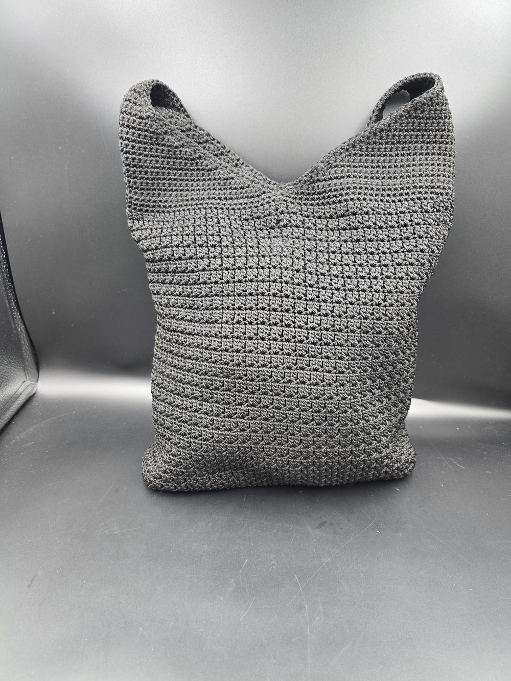 The Sak Black Crochet Hobo Bag